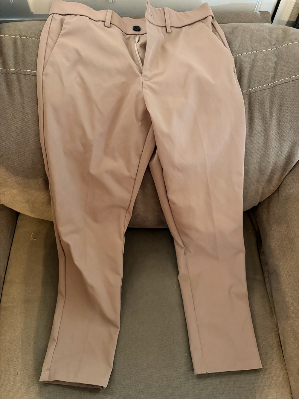 Amazon Men's Slim Fit Chino Pants in Light Taupe
